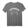 I LOVE LAUTERBACH HEARTBEAT T-Shirt – Lustiges Geschenk für Lauterbach-Fans, Freunde & Familie mit Herz- und EKG-Design für Humor & Liebe