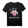 Holla die Gewaltfee Lustiges Party T-Shirt für Festivals & Konzerte – Humorvolles Festival Shirt mit Fee-Motiv für Männer und Frauen