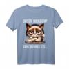 Guten Morgen ganz dünnes Eis lustiges Sprüche T-Shirt – Perfekt für Langschläfer, Morgenmuffel & humorvolle Geschenke zu Geburtstag & Weihnachten