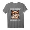 Guten Morgen ganz dünnes Eis lustiges Sprüche T-Shirt – Perfekt für Langschläfer, Morgenmuffel & humorvolle Geschenke zu Geburtstag & Weihnachten