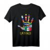 Sommerliches Latino Hand T-Shirt mit Tanz und Musik Motiven – Perfekt für Salsa, Bachata, Reggaeton & mehr im Sommer