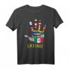 Sommerliches Latino Hand T-Shirt mit Tanz und Musik Motiven – Perfekt für Salsa, Bachata, Reggaeton & mehr im Sommer