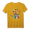 Sommerliches Latino Hand T-Shirt mit Tanz und Musik Motiven – Perfekt für Salsa, Bachata, Reggaeton & mehr im Sommer