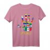 Sommerliches Latino Hand T-Shirt mit Tanz und Musik Motiven – Perfekt für Salsa, Bachata, Reggaeton & mehr im Sommer