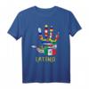 Sommerliches Latino Hand T-Shirt mit Tanz und Musik Motiven – Perfekt für Salsa, Bachata, Reggaeton & mehr im Sommer
