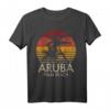 Palm Beach Aruba Frühlingsferien T-Shirt mit Palmen - Perfekt für Spring Break, Florida & Bahamas Reisen