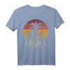 Palm Beach Aruba Frühlingsferien T-Shirt mit Palmen - Perfekt für Spring Break, Florida & Bahamas Reisen