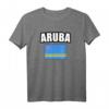 Aruba Flaggen Motiv T-Shirt – Stolz das Heimatland am Nationalfeiertag oder Sportturnier zeigen
