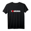 I Love (Herz) Aruba T-Shirt - Lustiges Geschenk für Aruba-Liebhaber & Urlauber