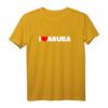 I Love (Herz) Aruba T-Shirt - Lustiges Geschenk für Aruba-Liebhaber & Urlauber