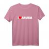 I Love (Herz) Aruba T-Shirt - Lustiges Geschenk für Aruba-Liebhaber & Urlauber