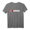 I Love (Herz) Aruba T-Shirt - Lustiges Geschenk für Aruba-Liebhaber & Urlauber