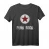 Punk Rock Stern T-Shirt – Trendiges Punk Genre Shirt für Fans, Partys & Konzerte, Geschenk für Punk Rock Liebhaber