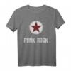 Punk Rock Stern T-Shirt – Trendiges Punk Genre Shirt für Fans, Partys & Konzerte, Geschenk für Punk Rock Liebhaber
