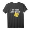 Wir essen jetzt Kinder Satzzeichen retten Leben - Lustiges Witziges Ironie T-Shirt für Freunde zum Geburtstag & Weihnachten