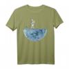 Astronaut mäht den Mond Rasen T-Shirt – Lustiges Weltraum-Design für Astronauten, Weltraumfans, Kinder und Erwachsene