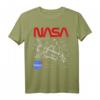 NASA Space Shuttle Schematic Layout Graphic T-Shirt - Offiziell lizenzierte NASA Bekleidung für Raumfahrtfans