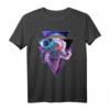 Astronaut Spaced Out – Ästhetisches Vaporwave Eclipse Space Art T-Shirt für Astronomie- und Weltraumfans