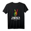 One Love Jamaica Peace Zeichen T-Shirt – Authentisches Karibik Urlaubskleidungsstück für Jamaika-Reisen und jamaikanische Pride