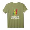 One Love Jamaica Peace Zeichen T-Shirt – Authentisches Karibik Urlaubskleidungsstück für Jamaika-Reisen und jamaikanische Pride