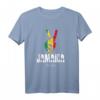 One Love Jamaica Peace Zeichen T-Shirt – Authentisches Karibik Urlaubskleidungsstück für Jamaika-Reisen und jamaikanische Pride