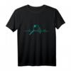 Geschenk für Tennisspieler Herzlinie Tennis T-Shirt – Perfekt für Sportliebhaber, Trainer & Geburtstag oder Weihnachten