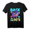 90er Jahre Outfit Damen, Kinder & Herren - Retro Vintage Party T-Shirt mit Kassette & Mixtape für 90s Mottoparty