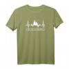 Erzgebirge Herzschlag Wald Motiv T-Shirt für Erzgebirger, Bergleute & Heimatliebhaber – Perfekt für Sachsenfans