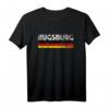 Augsburg Souvenir T-Shirt – Deutschland & Bayern Geschenk für Herren, Damen & Kinder, Retro Design zum Weihnachtsfest