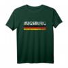 Augsburg Souvenir T-Shirt – Deutschland & Bayern Geschenk für Herren, Damen & Kinder, Retro Design zum Weihnachtsfest