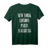 New York London Paris Augsburg T-Shirt - Witziges Geschenkidee für Augsburg-Liebhaber, Stadtfans und Freunde
