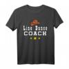 Line Dance Coach Trainer T-Shirt - Klassisch geschnitten mit doppeltem Saum, perfekt für Tanzlehrer und Tanzliebhaber