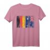 Deutschland Australien Fahne Flaggen T-Shirt - Doppelte Staatsbürgerschaft, Reiseoutfit & Backpacker Shirt für Australien-Urlaub und Städtetrips