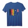 Deutschland Australien Fahne Flaggen T-Shirt - Doppelte Staatsbürgerschaft, Reiseoutfit & Backpacker Shirt für Australien-Urlaub und Städtetrips