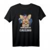 Australien is calling Backpacker Geschenkidee T-Shirt - Lustiges Reiseshirt für Australien- und Känguru-Fans
