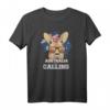 Australien is calling Backpacker Geschenkidee T-Shirt - Lustiges Reiseshirt für Australien- und Känguru-Fans