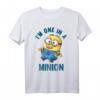 HapPanda Minions T-Shirt - I'm One In A Minion Doofy Sketch, Lustiges Geschenk für Minions Fans