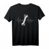 Herzschlag Herzfrequenz Herzlinie Mechaniker Werkstatt Auto T-Shirt – Lustiges Geschenk für Schrauber & Tuner, Geburtstag & Feiertage
