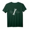 Herzschlag Herzfrequenz Herzlinie Mechaniker Werkstatt Auto T-Shirt – Lustiges Geschenk für Schrauber & Tuner, Geburtstag & Feiertage