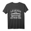 E39 5er Serie - Legends Never Die! T-Shirt für BMW 5er Fans & Autoenthusiasten, ideal als Geschenk für E39-Liebhaber