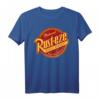 HapPanda Pixar Cars T-Shirt mit Rusteze Vintage Logo - Officially Licensed Merchandise für Fans und Sammler