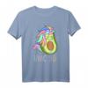 Unicado Avocado Einhorn Mädchen Frauen T-Shirt – Lustiges Tier- und Avocado-Design für Veganer, Vegetarier & Tierfreunde als Geschenk zum Geburtstag oder Weihnachten