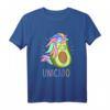 Unicado Avocado Einhorn Mädchen Frauen T-Shirt – Lustiges Tier- und Avocado-Design für Veganer, Vegetarier & Tierfreunde als Geschenk zum Geburtstag oder Weihnachten