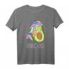 Unicado Avocado Einhorn Mädchen Frauen T-Shirt – Lustiges Tier- und Avocado-Design für Veganer, Vegetarier & Tierfreunde als Geschenk zum Geburtstag oder Weihnachten