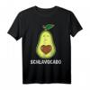 Schlavocado Avocado Schlafanzug mit Herz - Lustiges Schlafoutfit & Pyjama für Damen und Herren