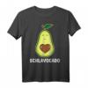 Schlavocado Avocado Schlafanzug mit Herz - Lustiges Schlafoutfit & Pyjama für Damen und Herren