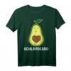 Schlavocado Avocado Schlafanzug mit Herz - Lustiges Schlafoutfit & Pyjama für Damen und Herren