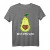 Schlavocado Avocado Schlafanzug mit Herz - Lustiges Schlafoutfit & Pyjama für Damen und Herren