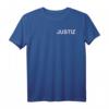 Behördenbekleidung mit Aufschrift JUSTIZ - JVA Dienst-T-Shirt in verschiedenen Farben und Größen für den Justizvollzug