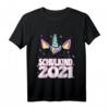 Kinder Schulkind 2021 Mädchen Einhorn Einschulung T-Shirt – Perfektes Geschenk zum Schulstart, Geburtstag, Weihnachten & Ostern